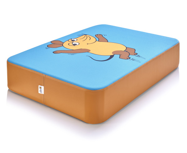 Huepfmatratze / Huepfpolster 97x70x17 cm Sendung mit der Maus