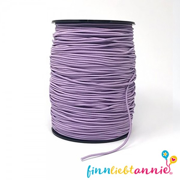 Elastische Gummikordel lavendel 2,2mm