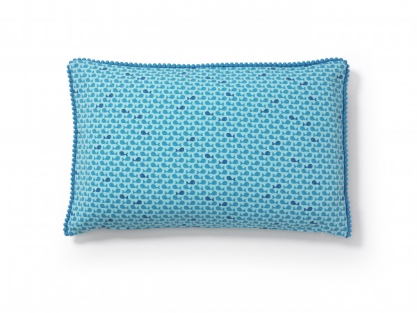 Finnliebtannie Kinder Kopfkissen Wale 55x35 cm