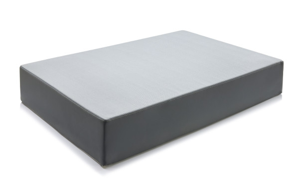 traturio Huepfmatratze Outdoor 107x70x17 cm grau/dunkelgrau